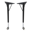 Black Hot Sale Metal Modern Dining Chrome Furniture Telescopic Table Leg