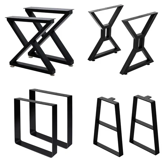 Industrial Cast Iron Bench Bracket Dining Metal Table Leg for Table