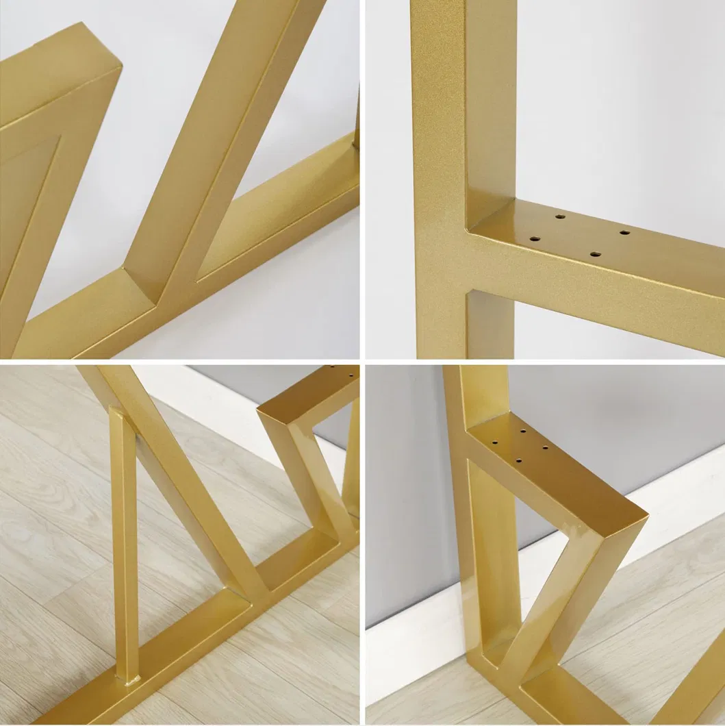 Furniture Office Dining Desk Special Steel Metal Luxury Modern Dining Table Legs