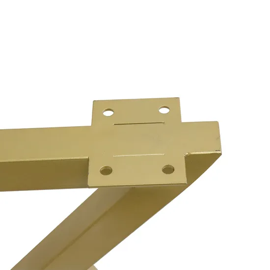 Furniture Office Dining Desk Square Metal Modern Luxury Table Legs