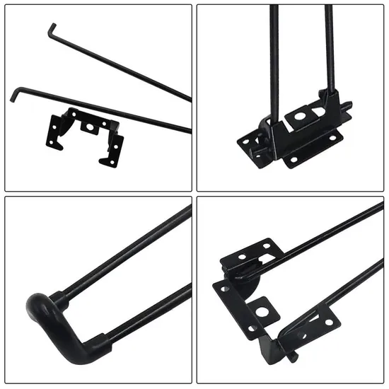 Steel Portable Make Hairpin Metal Foldable Folding Table Legs