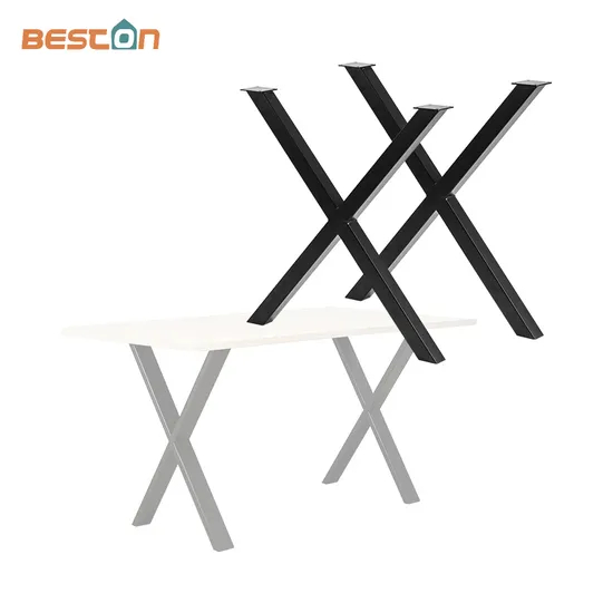 MID Century Rustic Table Legs Metal Kitchen X Table Legs