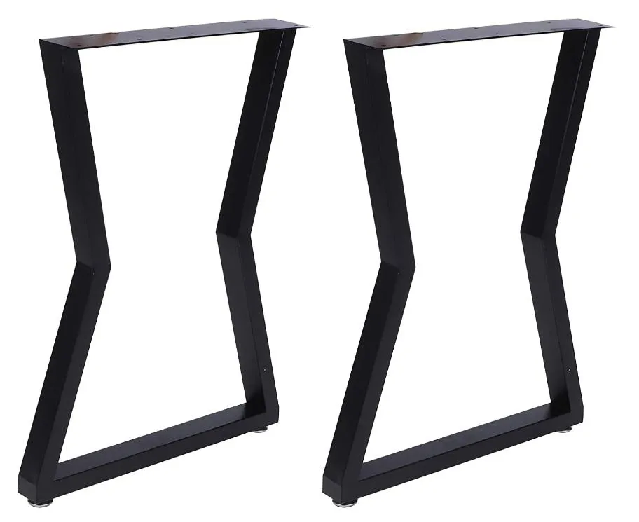 Dining Coffee Square Black Steel Hairpin Metal Table Leg