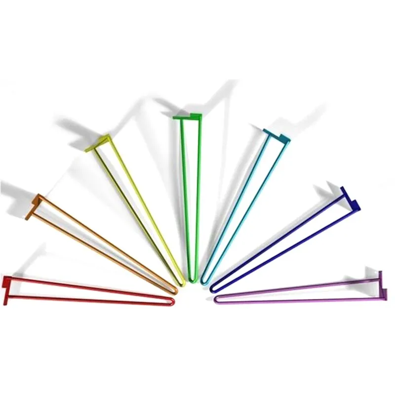 New Design Industrial Style V Shaped Iron Table Metal Legs