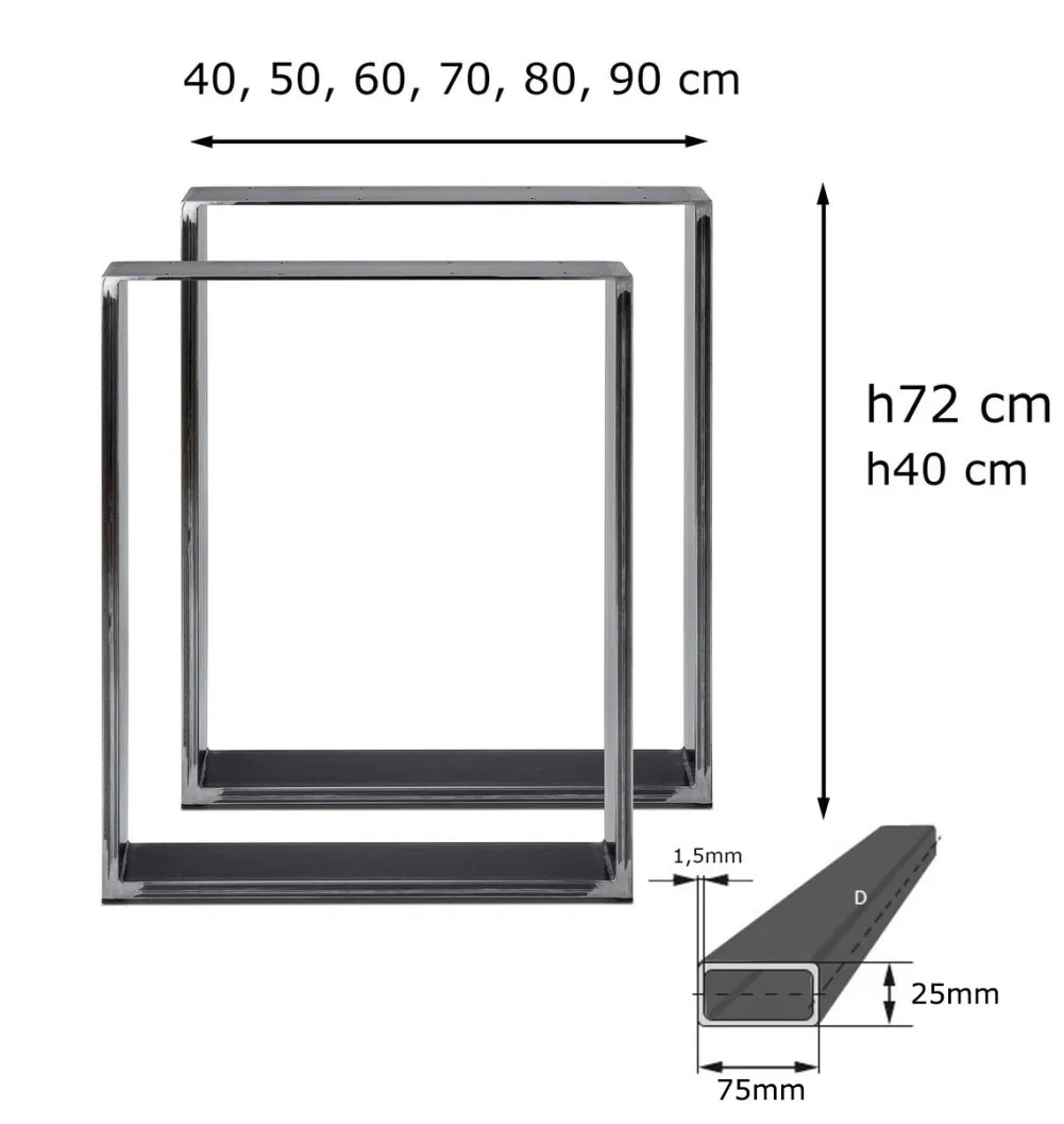 Heavy Duty Furniture Office Metal Luxury Modern Table Legs