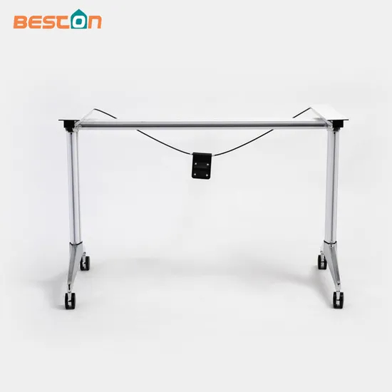 Reasonable Price Premium Quality Training Folding Table Frame with Wheel