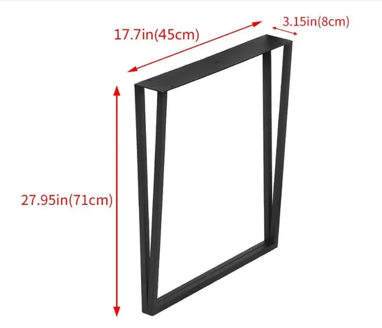 U Shape Furniture Coffee Steel Table Legs Metal Table Legs