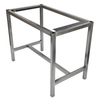 Modern Office Desk Dining Table Stainless Steel Table Frame