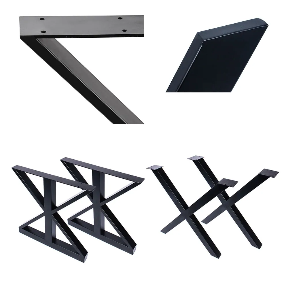 Wholesale Sale Custom Industrial Modern Furniture Trapezoid Square Desk Table Legs