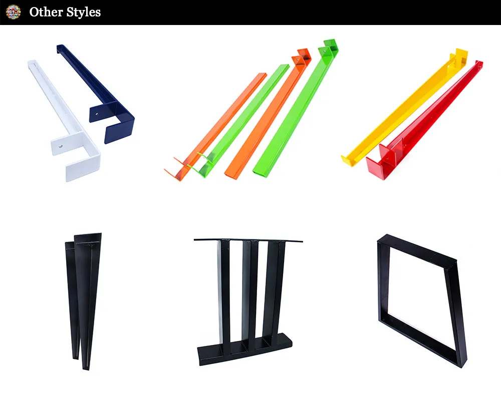 Industrial Bench Rustic Heavy Duty Computer Deck DIY Furniture Legs