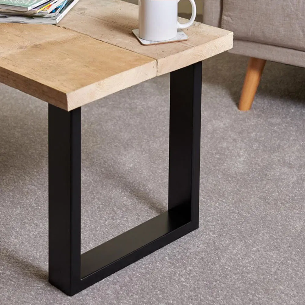 Manufacturer Standard Furniture Square Steel Metal Iron Coffee U Shaped Table Legs