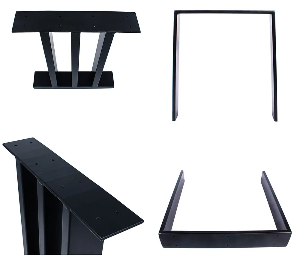 Manufacturer Standard Furniture Square Steel Metal Iron Coffee U Shaped Table Legs