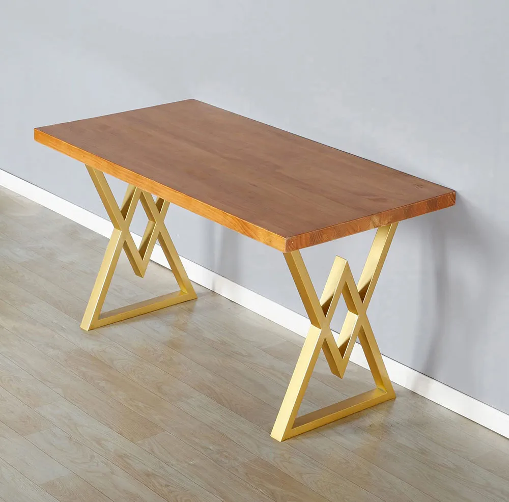 Heavy Duty Furniture Office Dining Desk Square Steel Metal Table Legs