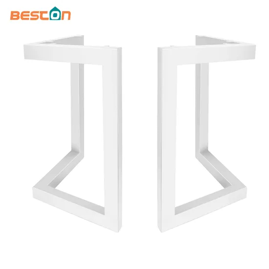 Factory Custom Wholesale Fashion Design Modern White Metal Dining Table Legs