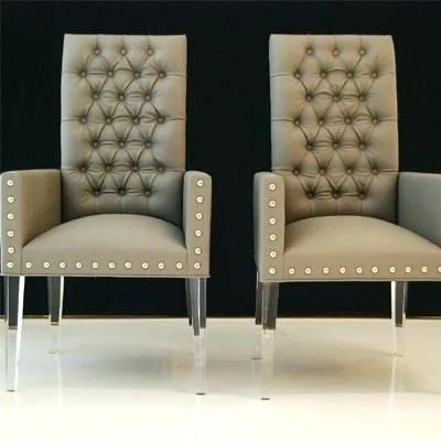 Plastic Acrylic Furniture Sofa Legs