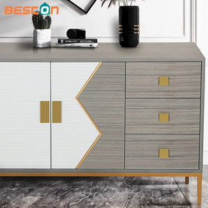 Light-Luxury Walnut Veneer Shoe Cabinet with Hidden Storage for Entryway
