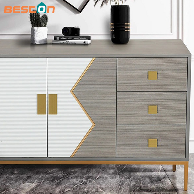 Light-Luxury Walnut Veneer Shoe Cabinet with Hidden Storage for Entryway