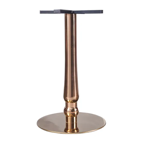 Furniture Coffee Dining Chrome Tulip Modern Metal Stainless Steel Gold Table Base