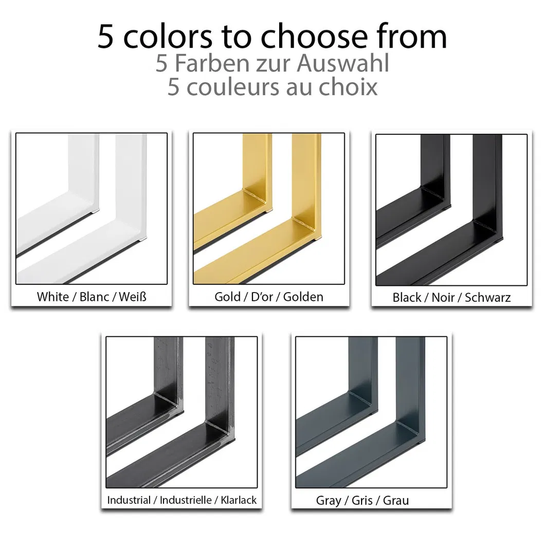 Modern X Shape Restaurant Legs Gold Steel Metal Table Bases