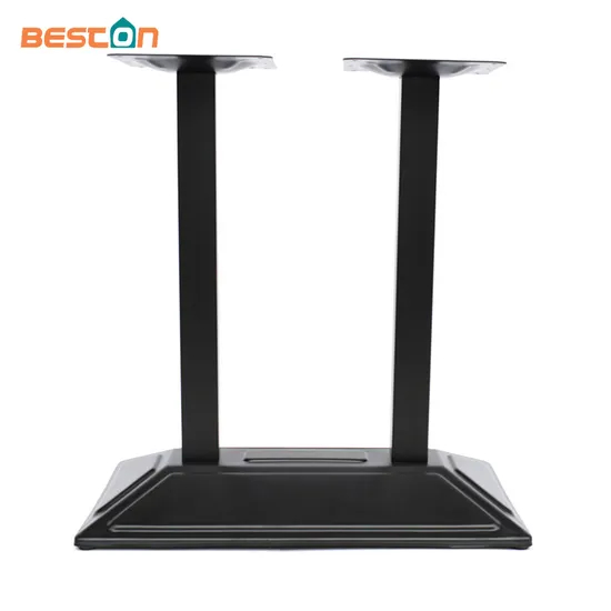 Iron Pub Cafe Table Legs Unique Pedestal Bottom 2 Legs