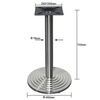 Stainless Steel Clad Composite Step Restaurant Table Base