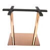 Commercial Rose Gold Stainless Steel Base Dining Table for Restaurant
