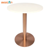 Wholesale Unique Brushed Coffee Plating Brass Marble Stainless Steel Dining Table Base