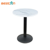 Simple Design Contemporary Coffee Table Multifunctional Metal Base Luxury Dining Table