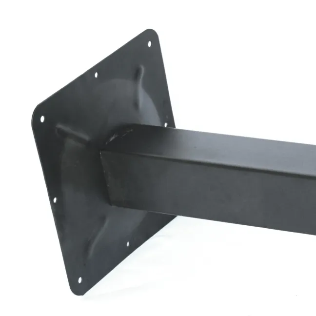 Iron Baking Varnish Square Furniture Legs Table Base with Cheapest Price