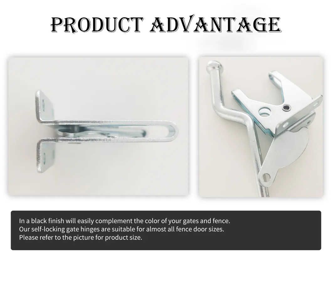 Galvanized Small Latch for Metal Wooden Door Lock with Easy Installation