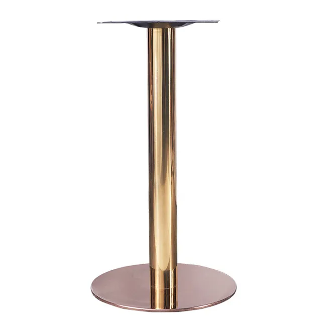 Round Restaurant X Legs Steel Cast Iron Frames Dining Metal Table Bases