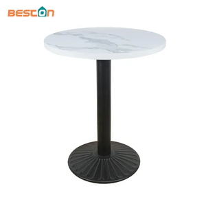 Manufactured Indoor Home Furniture Restaurant Table Modern White Round Dining Table