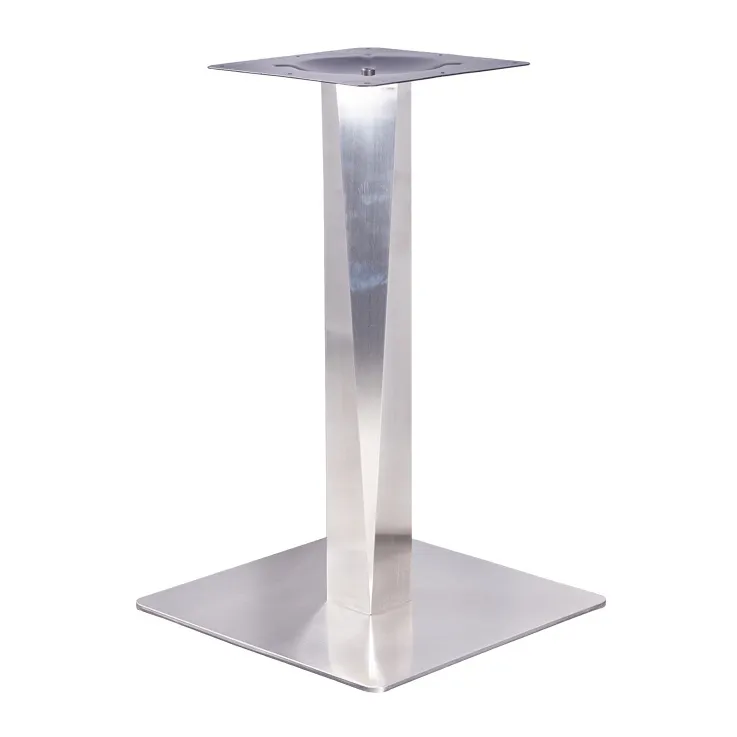 Round Restaurant X Legs Steel Cast Iron Frames Dining Metal Table Bases