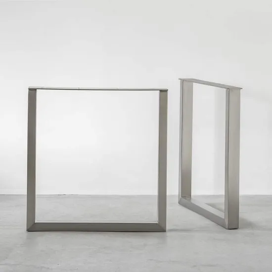 Furniture Brushed Polished Square Console End Side Bench Coffee Stainless Table Legs