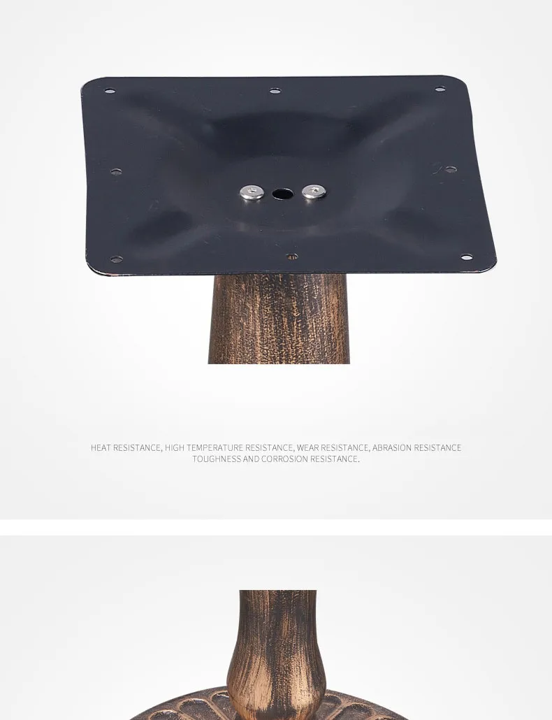Furniture Restaurant Steel Metal Tulip Crank Cast Iron Dining Coffee Table Base