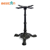 Cast Iron Powder Coated Black Dining Table Base