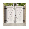 PVC Coated Fencing Trellis Gates Steel Modern Drop Rod Door Hinges