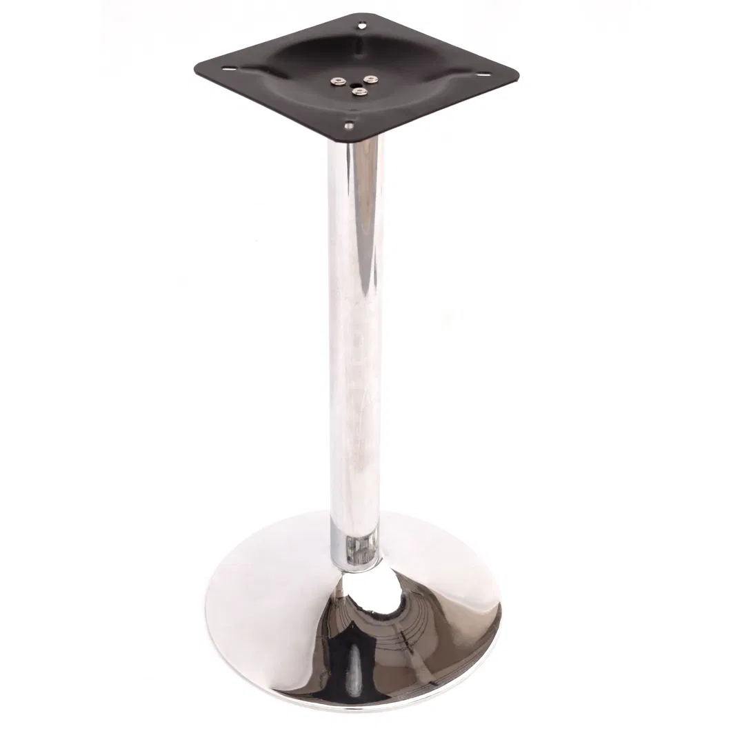 Iron Plating Table Base Sliver Dining Table Legs for Hotel Use