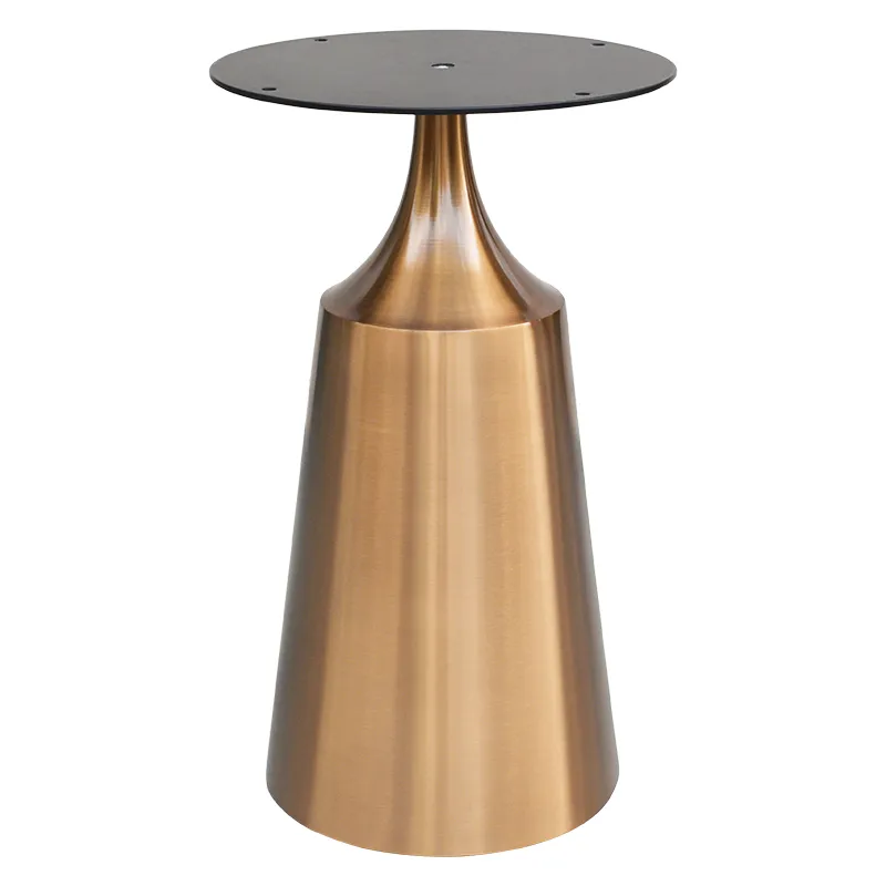 Brush Stainless Steel Furniture Gold Table Leg Metal Base for Dining Table