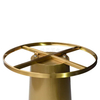 Restaurant Table Gold Metal Stainless Steel Metal Table Base for Marble Top