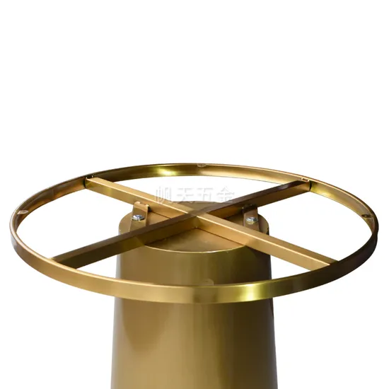 Restaurant Table Gold Metal Stainless Steel Metal Table Base for Marble Top