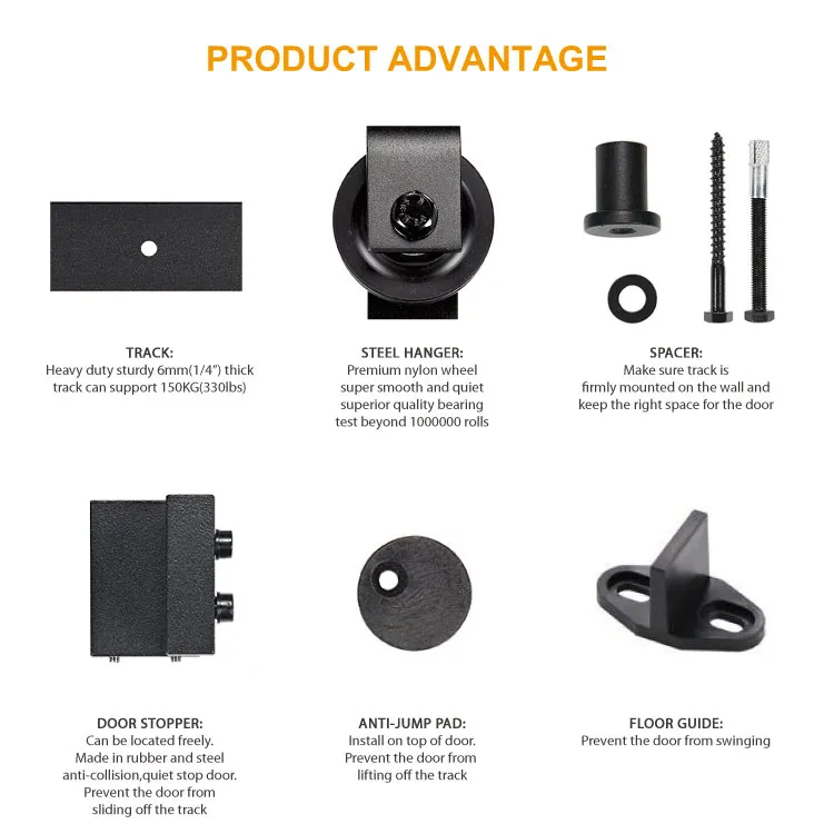 Sliding Door Hanging Wheel Sliding Barn Door Hardware