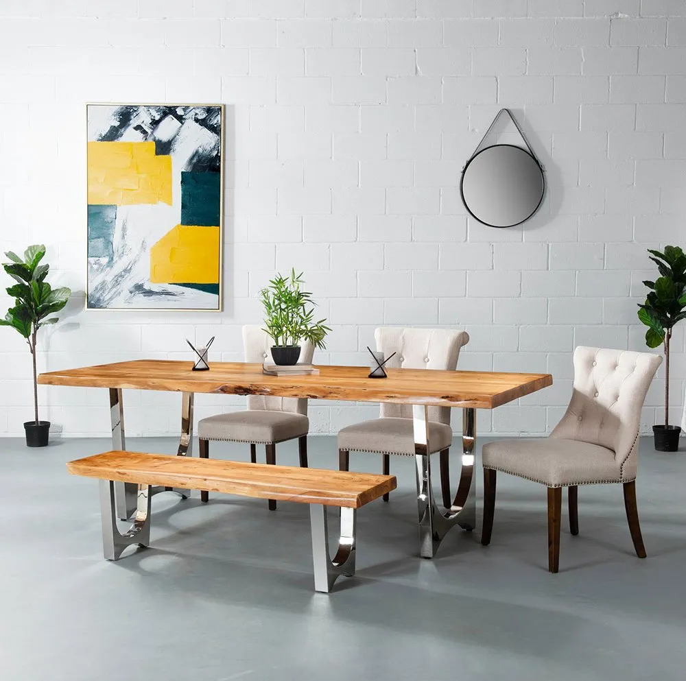 Modern Restaurant Bench Desk Metal Coffee Dining X Shape Square Table Legs