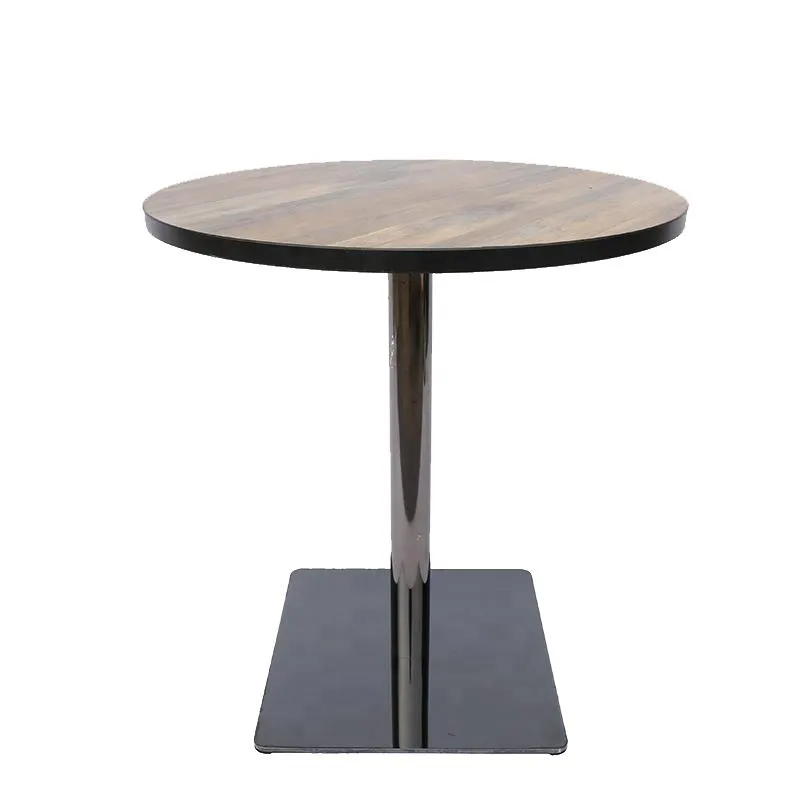 Hot Selling Square Black Iron Stamping Table Base for Restaurant