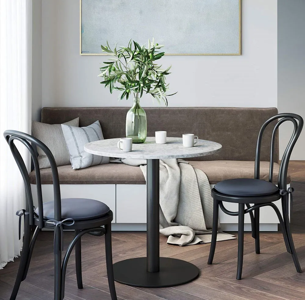 Customized Furniture Wood Tulip Base Metal Coffee Dining Trestle Restaurant Table Base