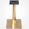 Round Furniture Restaurant Modern Stainless Steel Gold Table Base