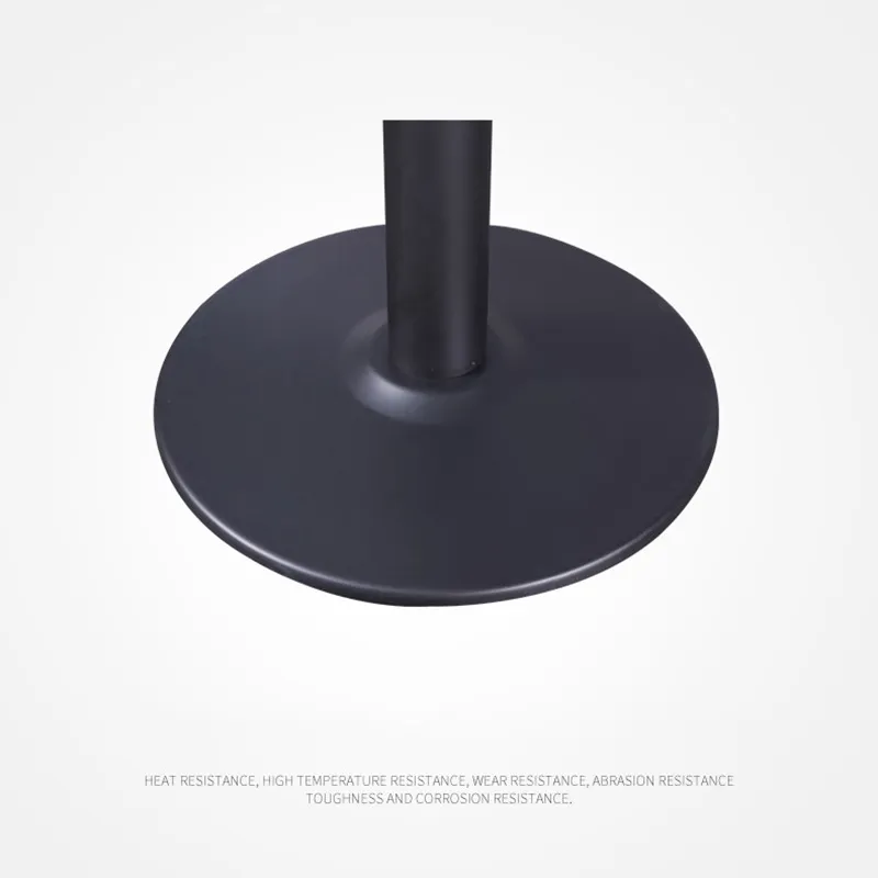 Modern Dining Room Large Pedestal Desk Dining Metal Steel Chrome Table Base