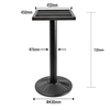Conventional Recommendation Black Color Powder Coated Cast Iron Restaurant Table Base
