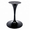 Customized Black Metal Powder Coated Iron Tulip Table Legs for Indoor Use