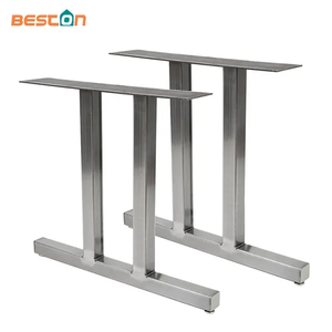 Cheap Price Steel Metal T Shape Stainless Steel Dining Table Legs